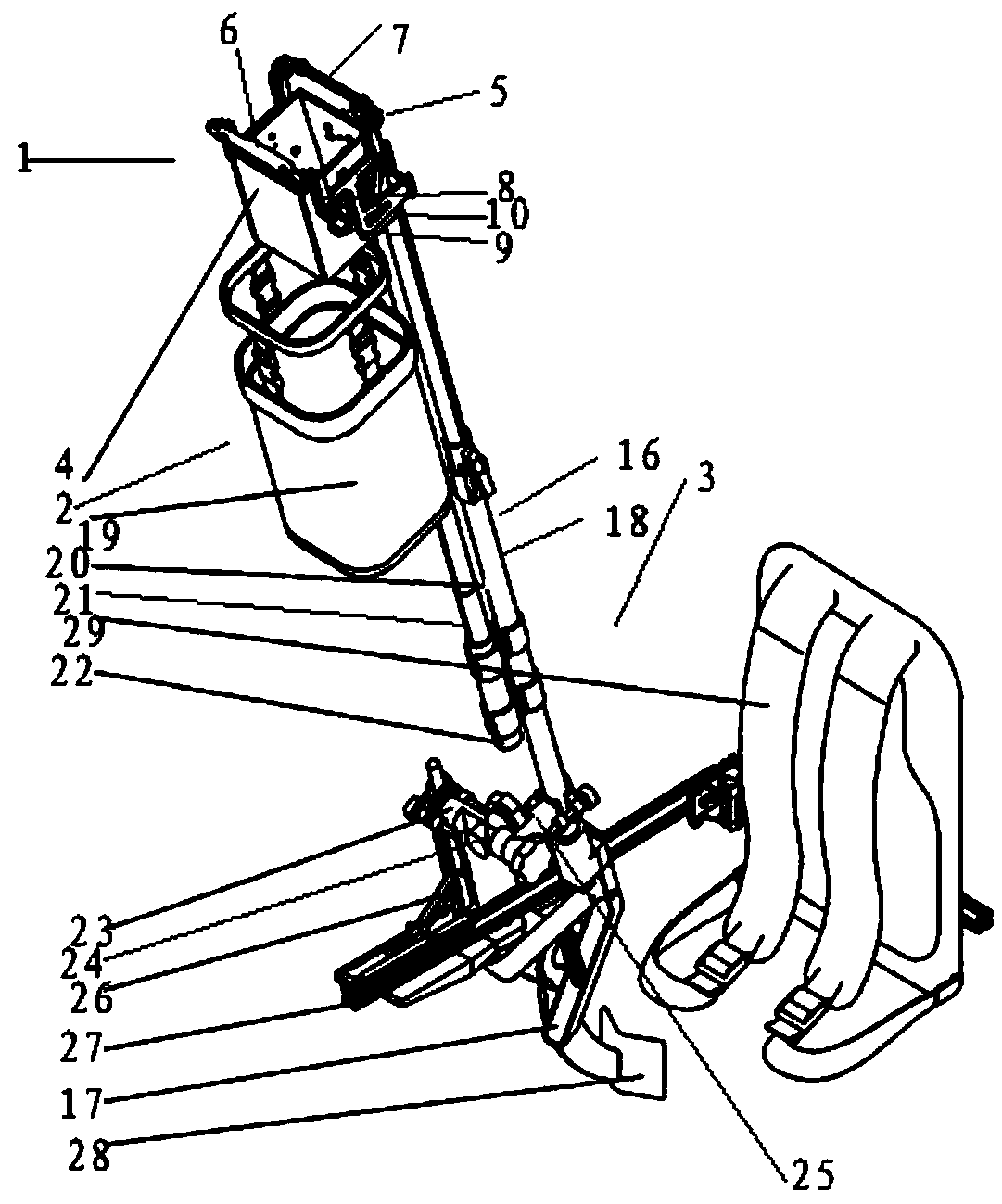 Assisted citrus picker and picking method thereof