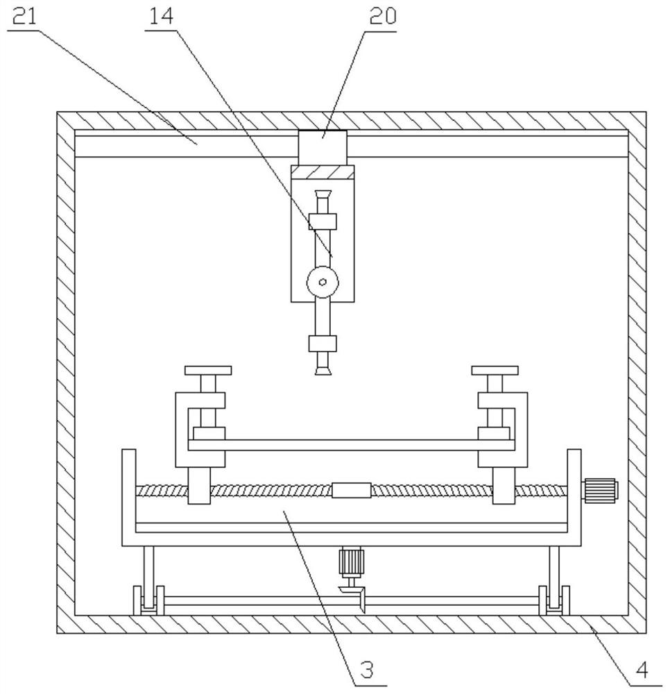 Plate polishing paint spraying device for machining