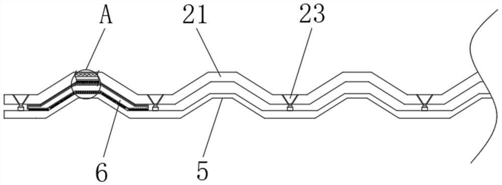 A sound-insulating galvanized color steel plate and its processing equipment