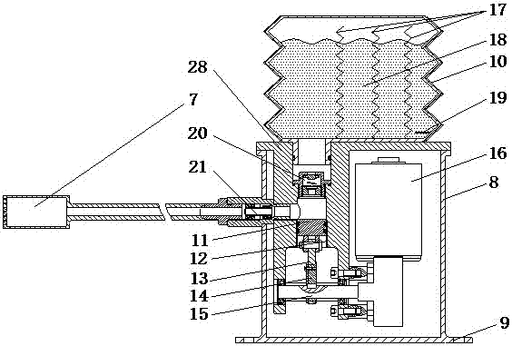 Power line joint gluing and solidifying device based on unmanned aerial vehicle