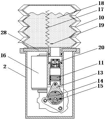 Power line joint gluing and solidifying device based on unmanned aerial vehicle