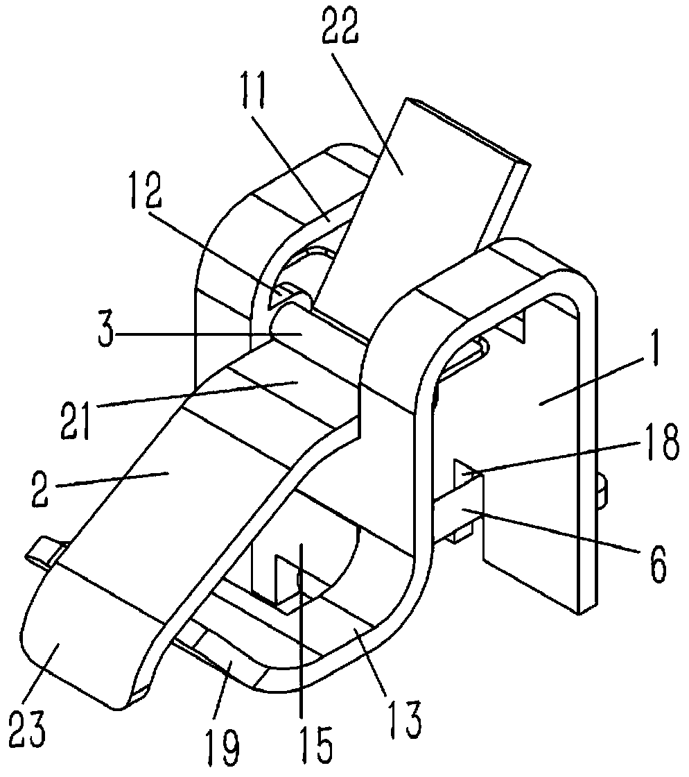 Cloth clip on cloth stretching frame