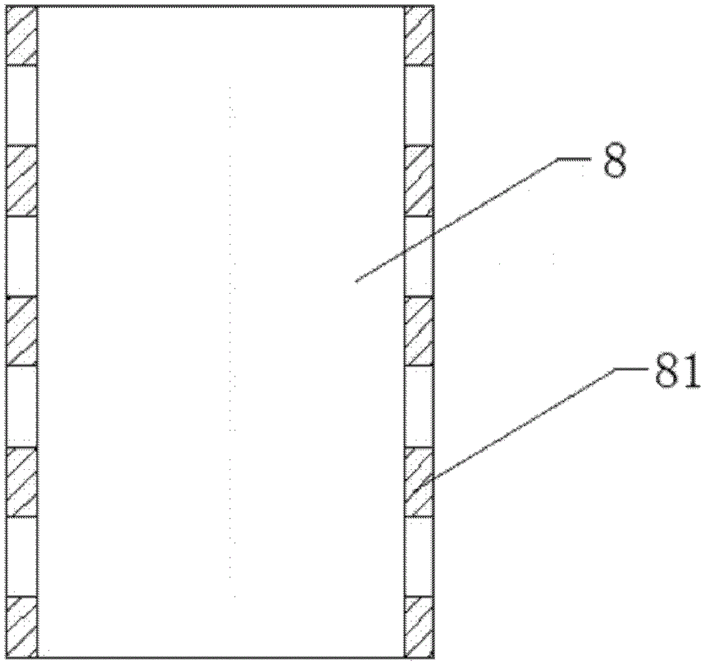 A high-tower compound fertilizer slurry emulsifier