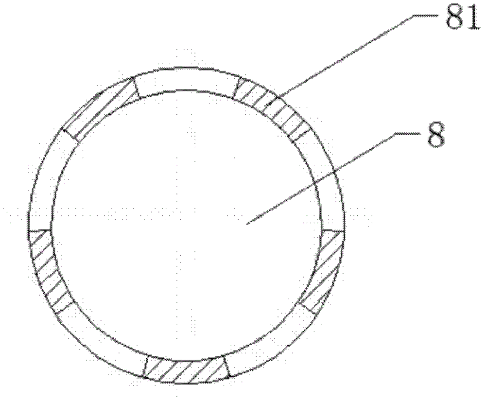 A high-tower compound fertilizer slurry emulsifier