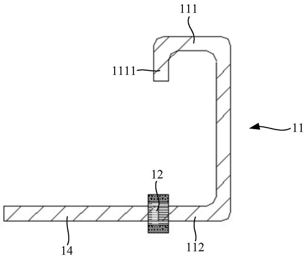 Connecting structure of waist beam and support pile and construction method of connecting structure