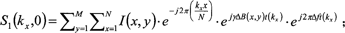 Method for correcting echo wave plane imaging sequence