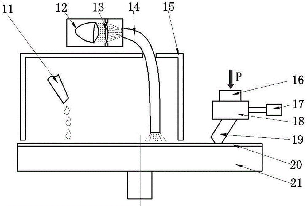 Photocatalytic auxiliary cutter sharpening method and device for diamond cutter