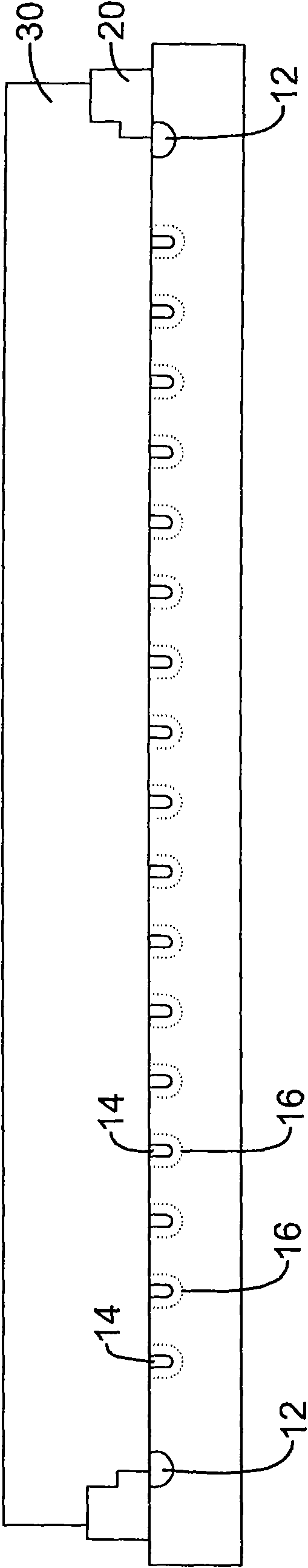 Schottky diode structure for reducing reverse leakage current by utilizing generated depletion area