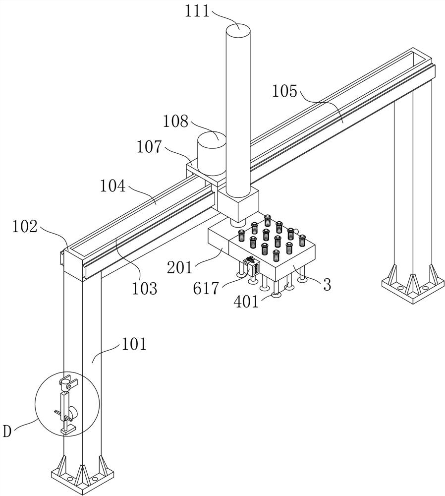 A kind of manipulator device and using method for workpiece transfer