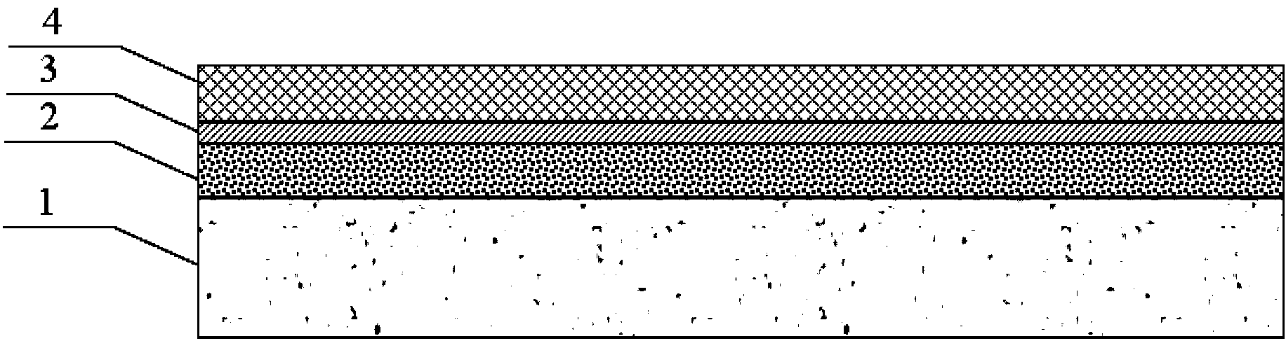 Selective absorbing film set of radiation absorbing layer based on mixture