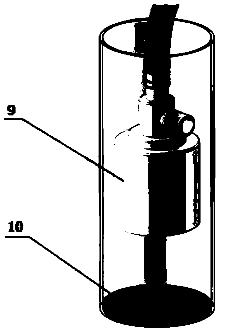 A water jet-based antifouling test device and test method