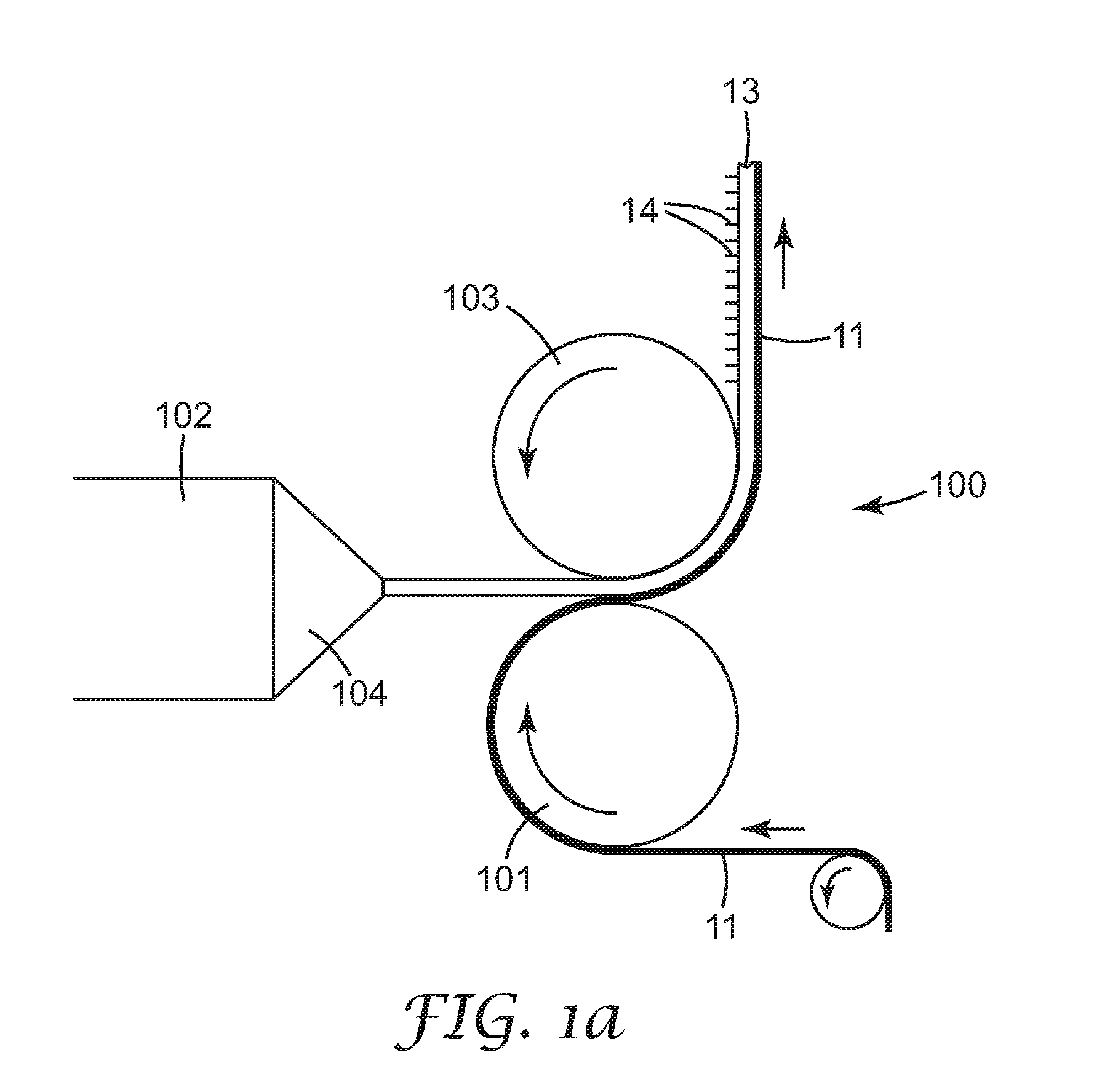 Stretched mechanical fastening web laminate