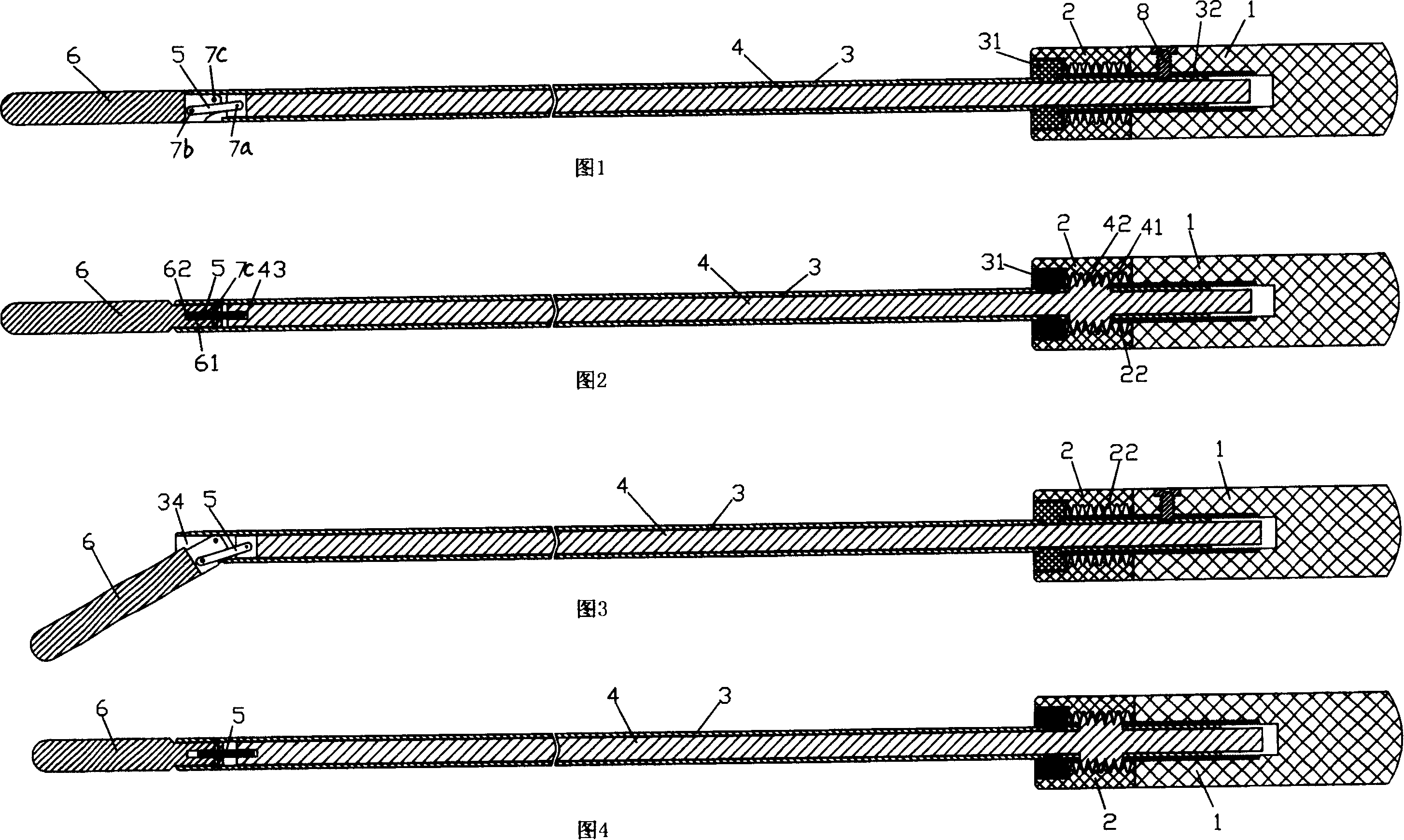 Muscle separation device for endoscopic thyroid surgery