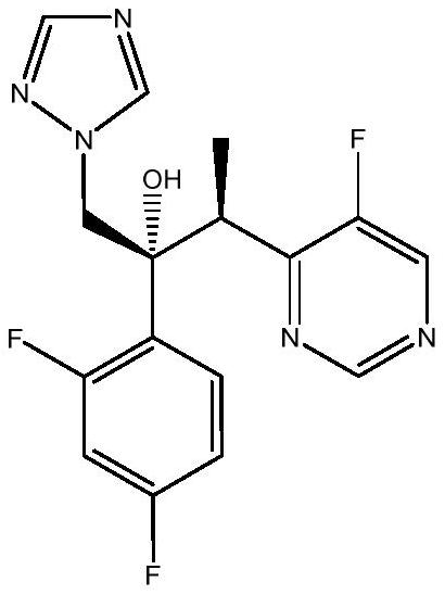 Synthesis method and application of voriconazole