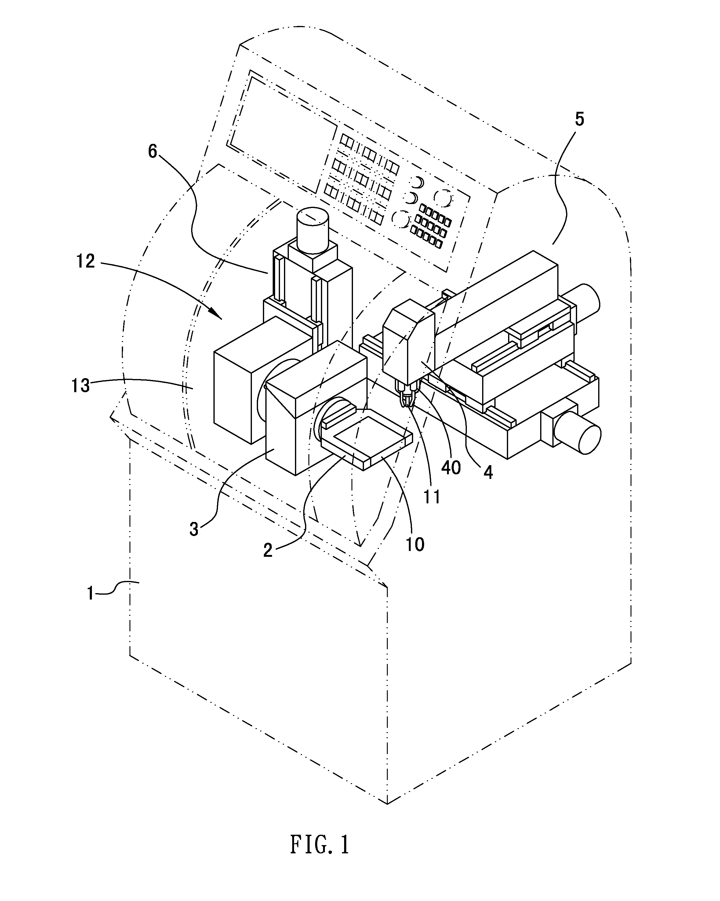 Multi-spindle machining machine with tool changing mechanism