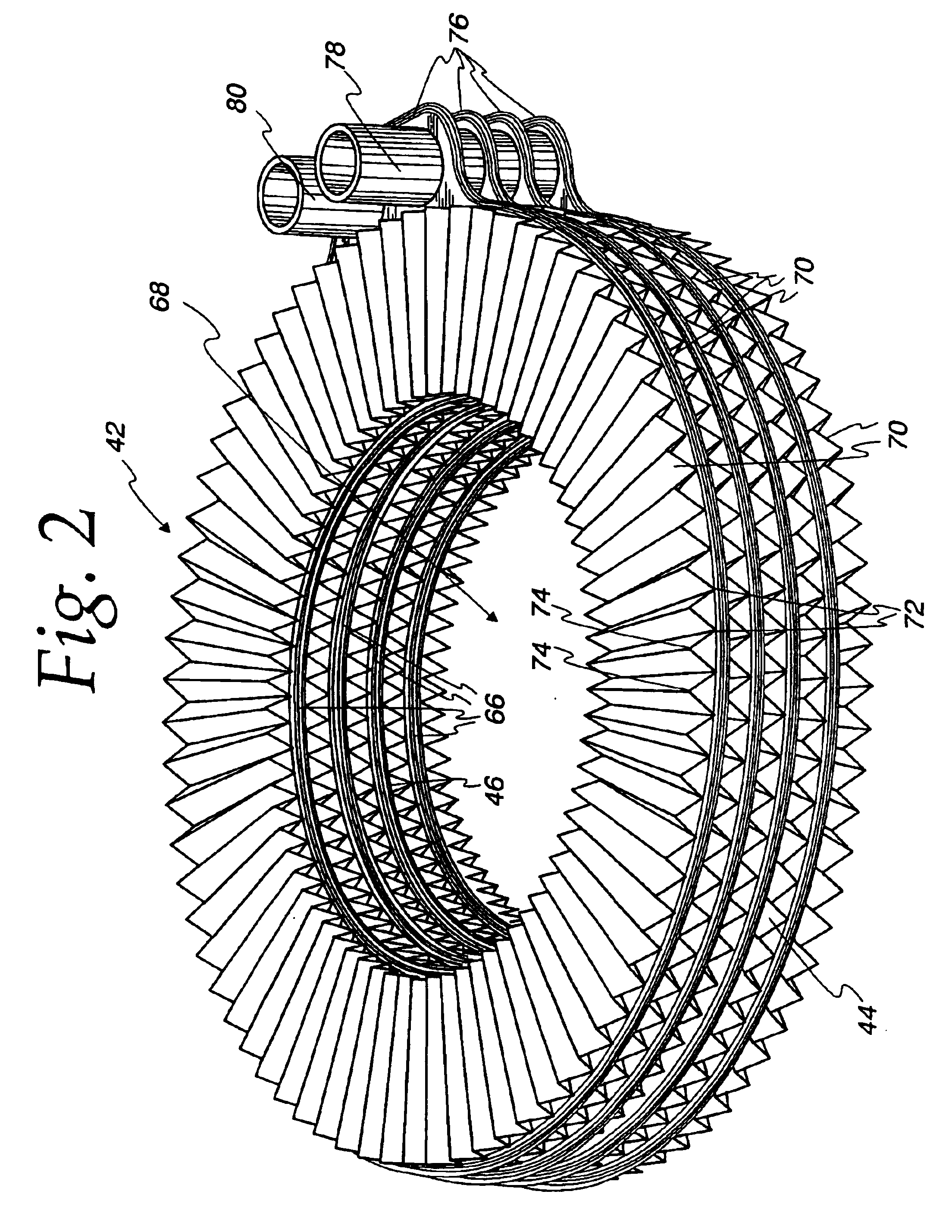 Formed disk plate heat exchanger