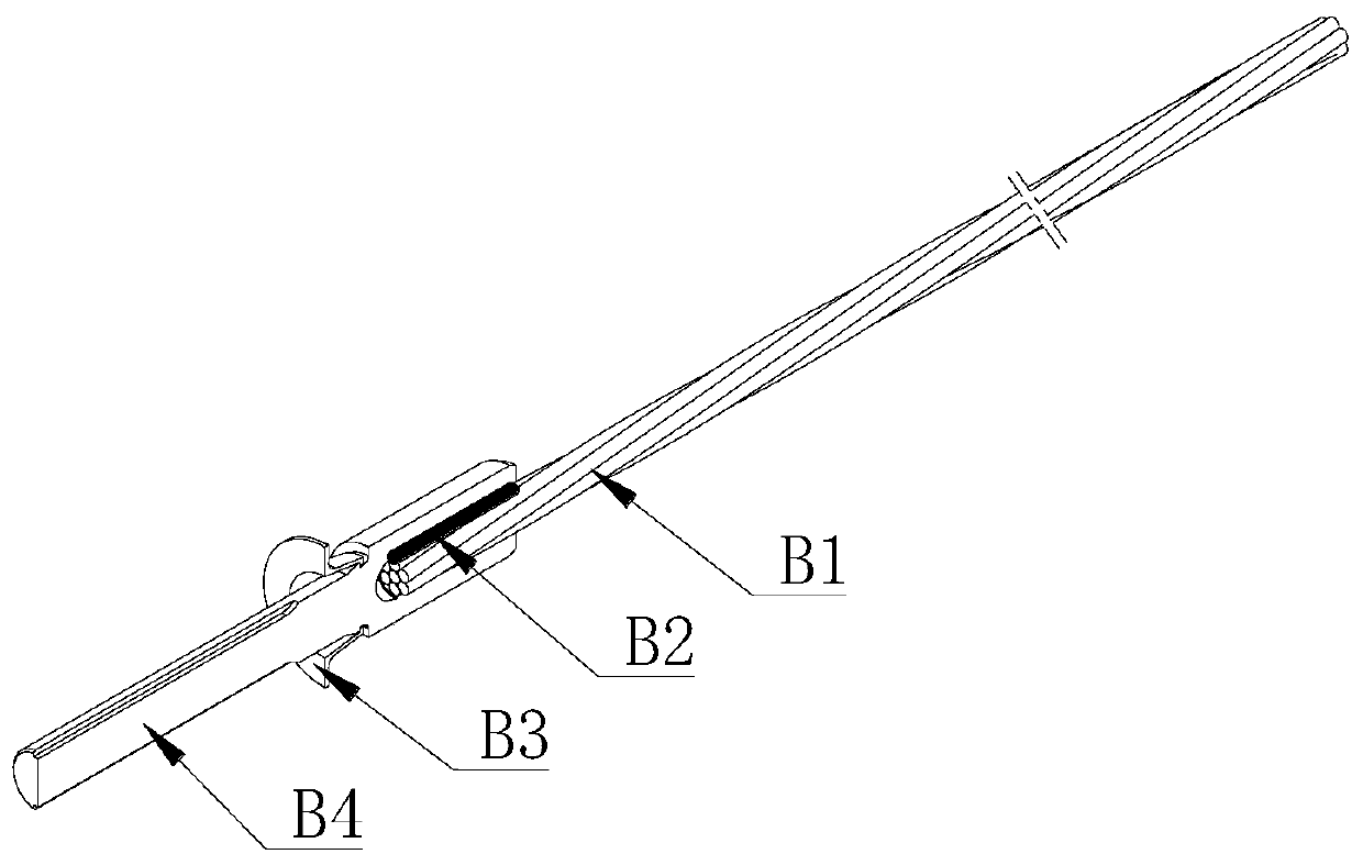 A construction method of a flexible anchor rod