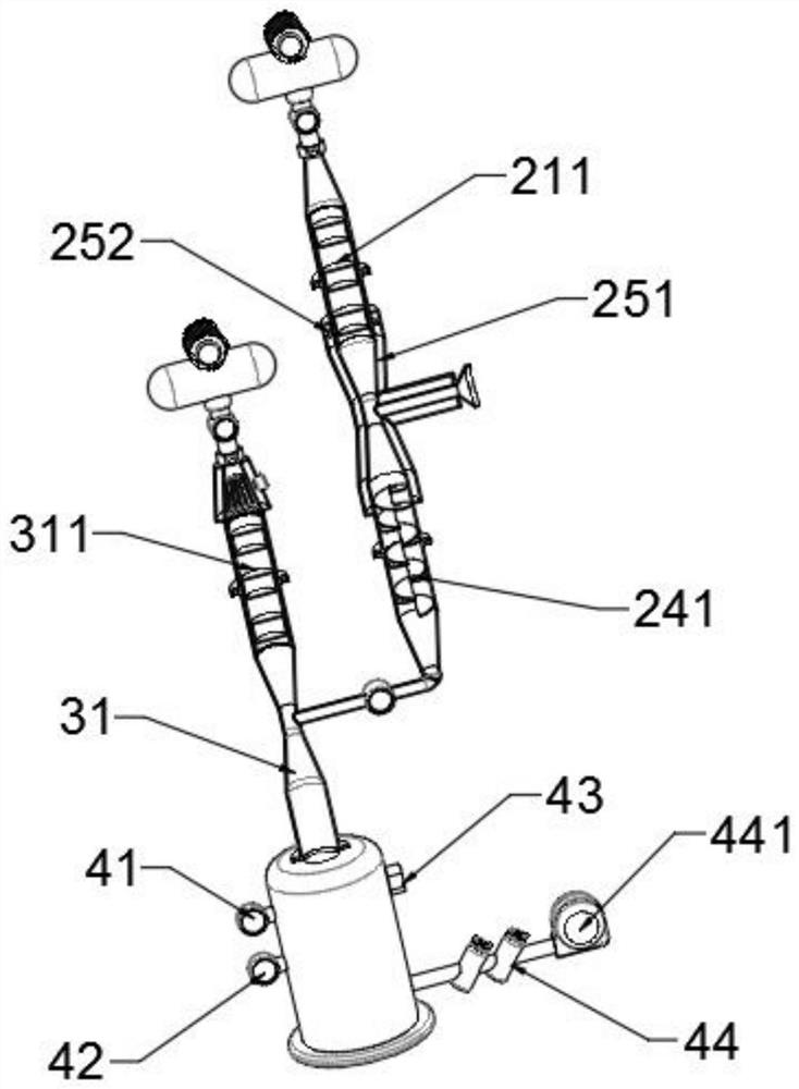 Diluting, sampling and testing system for exhaust smoke of combustion chamber