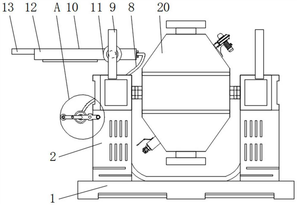 Vacuum dewatering and drying equipment for rice skin