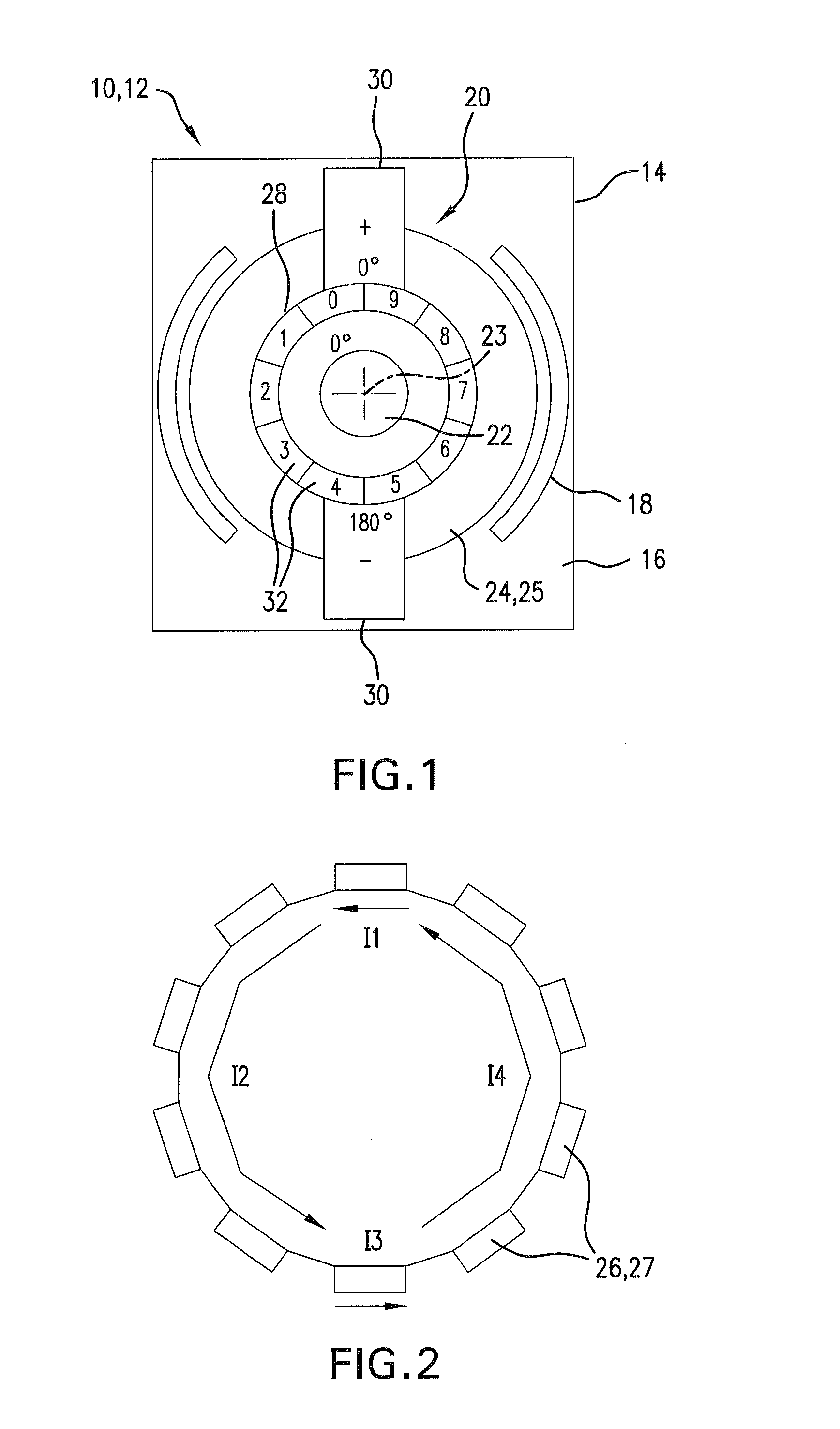 Electrical machine having symmetrical coil sections