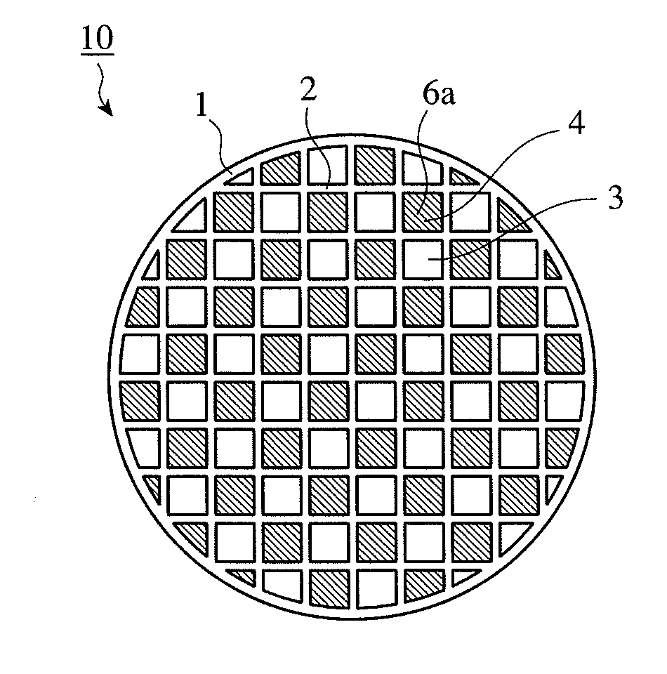 Cordierite-based ceramic honeycomb filter and its production method