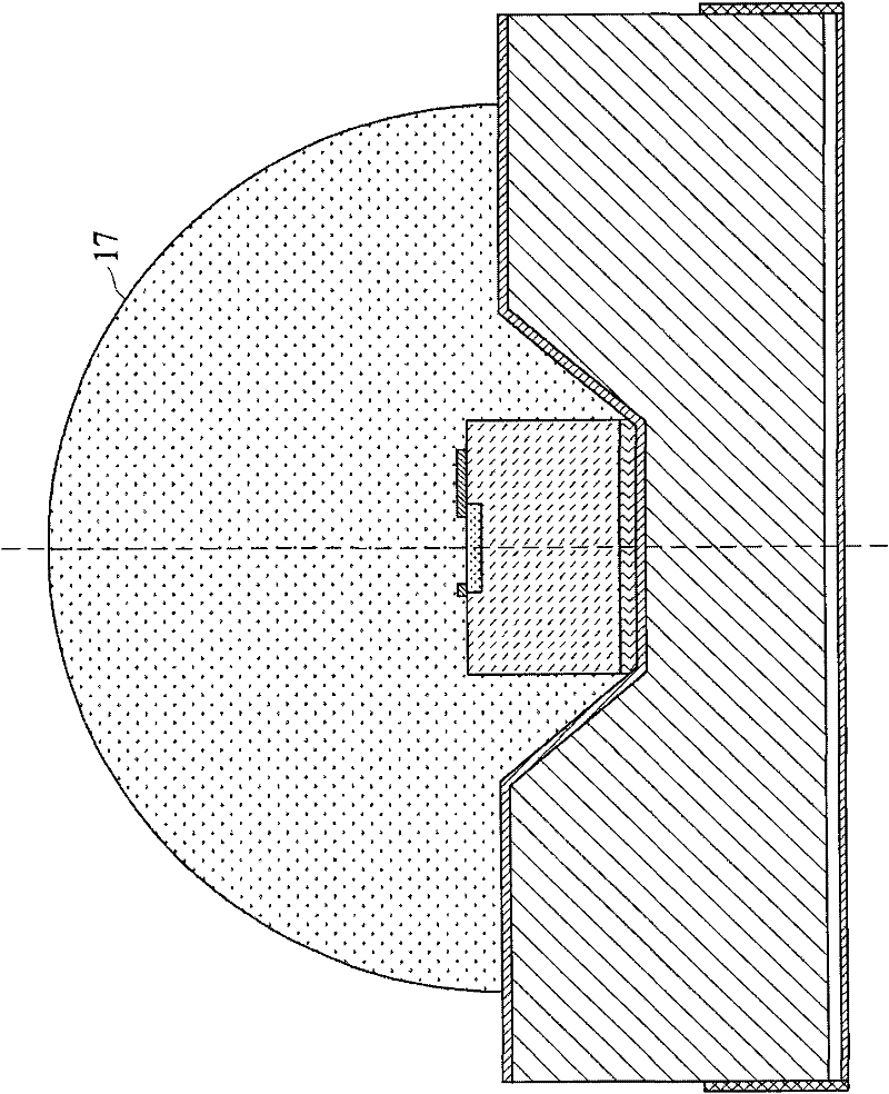 Hybrid stacked structure composed of photo diode and capacitive secondary base