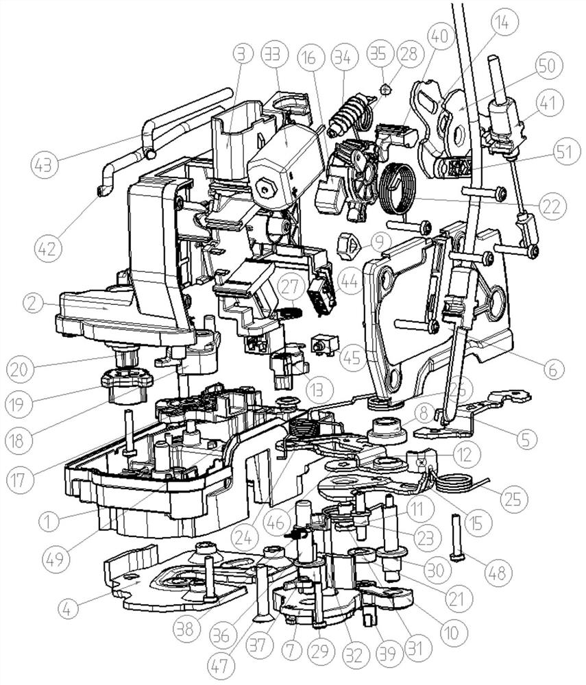 Integrated vehicle door lock for heavy-duty vehicle, light-duty vehicle and commercial vehicle