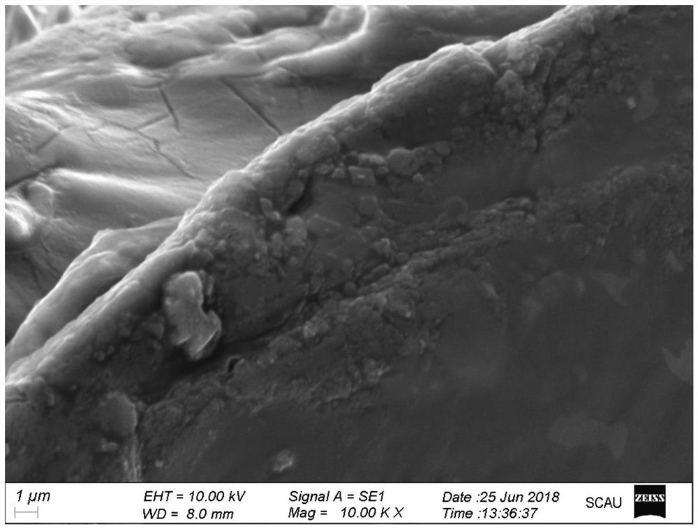 A modified water-absorbing bead nanocomposite material and its preparation method and application