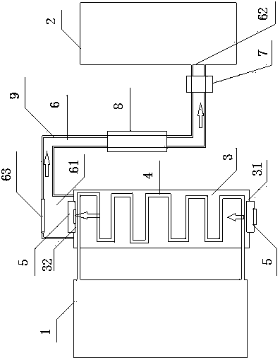 Waste heat collection device for furfural production