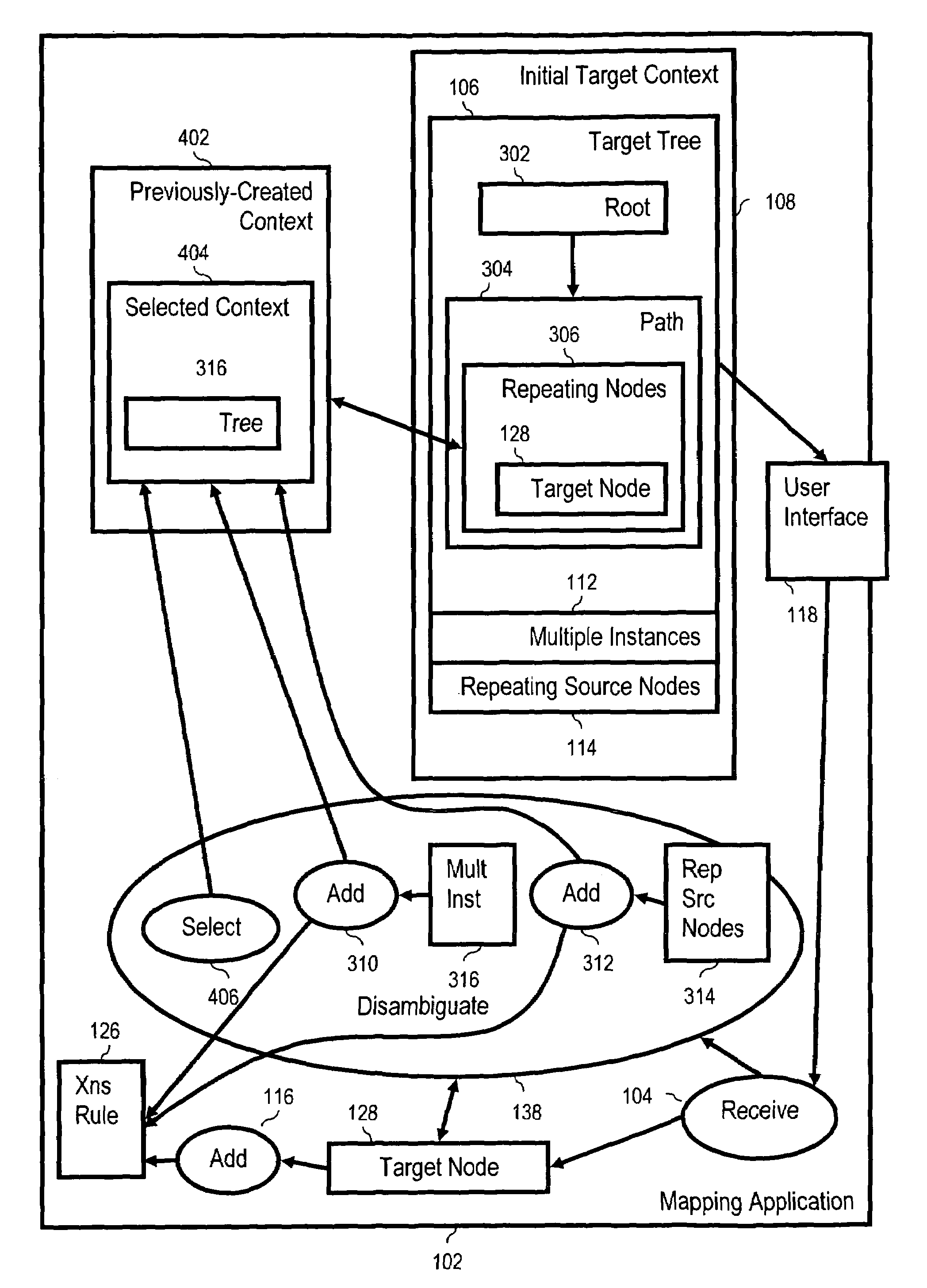 Graphical specification of XML to XML transformation rules