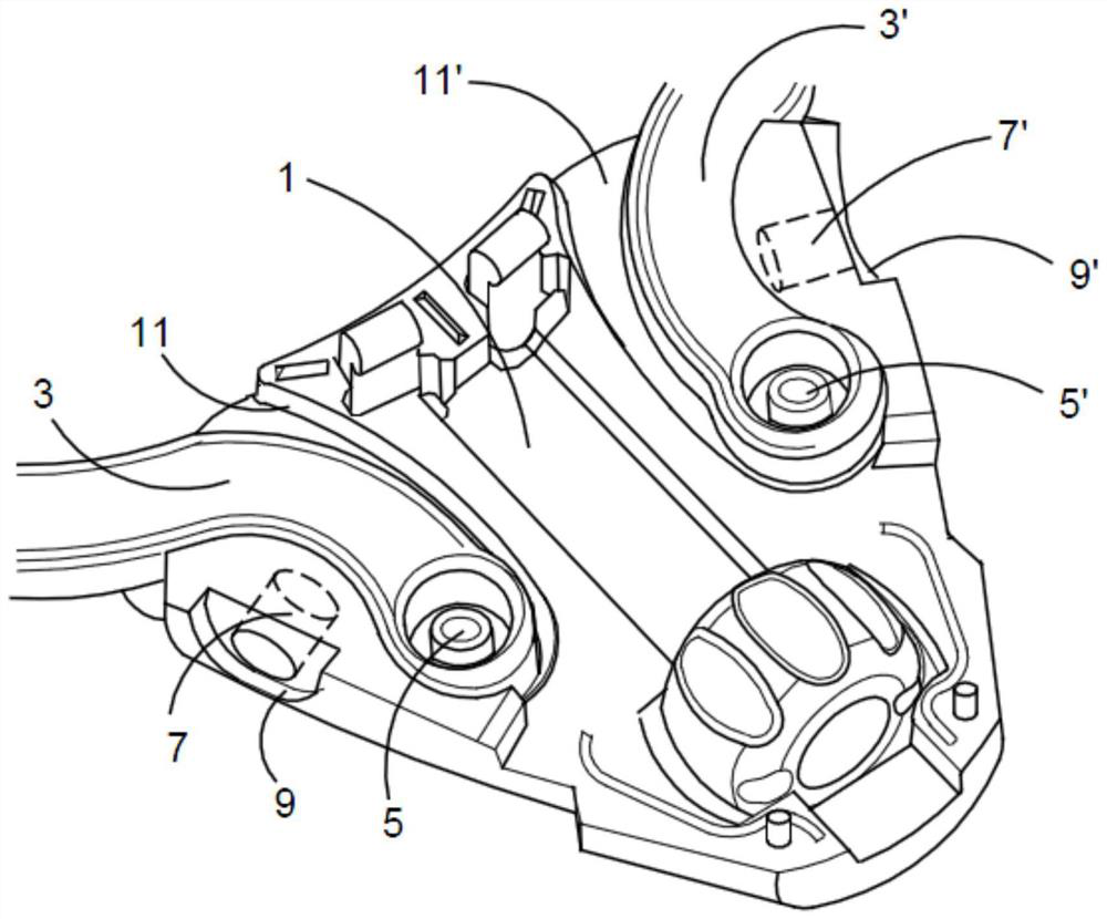 Adjustment member for mandibular advancement device