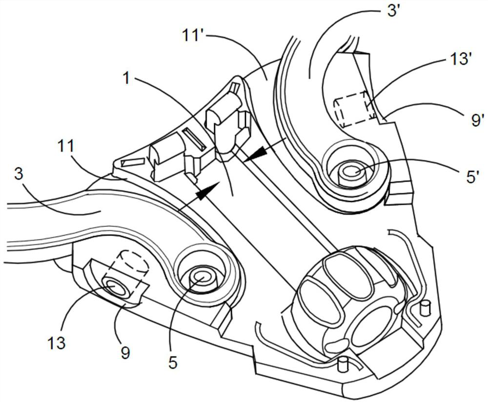 Adjustment member for mandibular advancement device