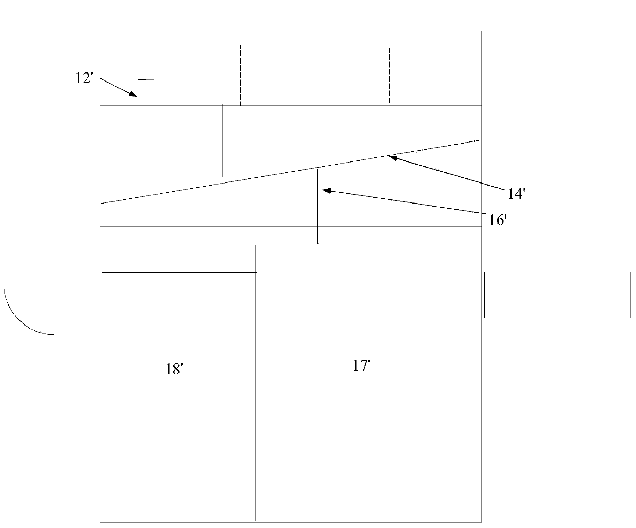 Temperature difference type temperature controller and refrigerator