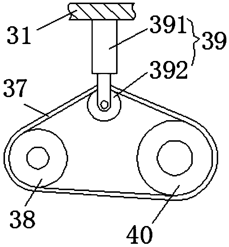 Working method for stable and efficient cleaning device for inner wall of mechanical container