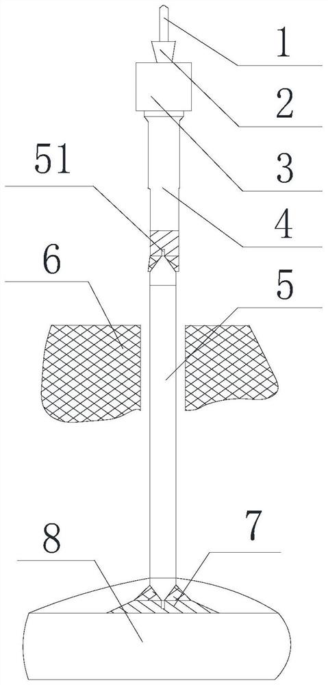 A nuclear power plant pressure pipeline acoustic emission detector and method