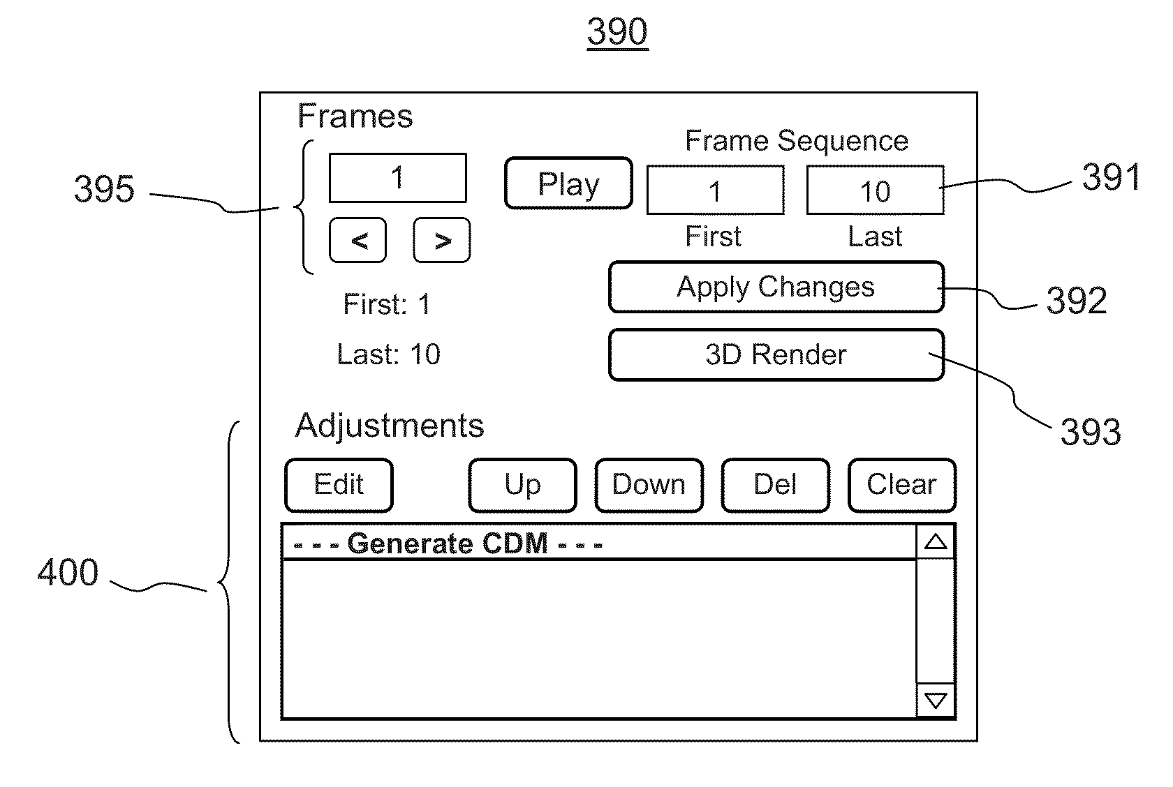 Method and graphical user interface for modifying depth maps