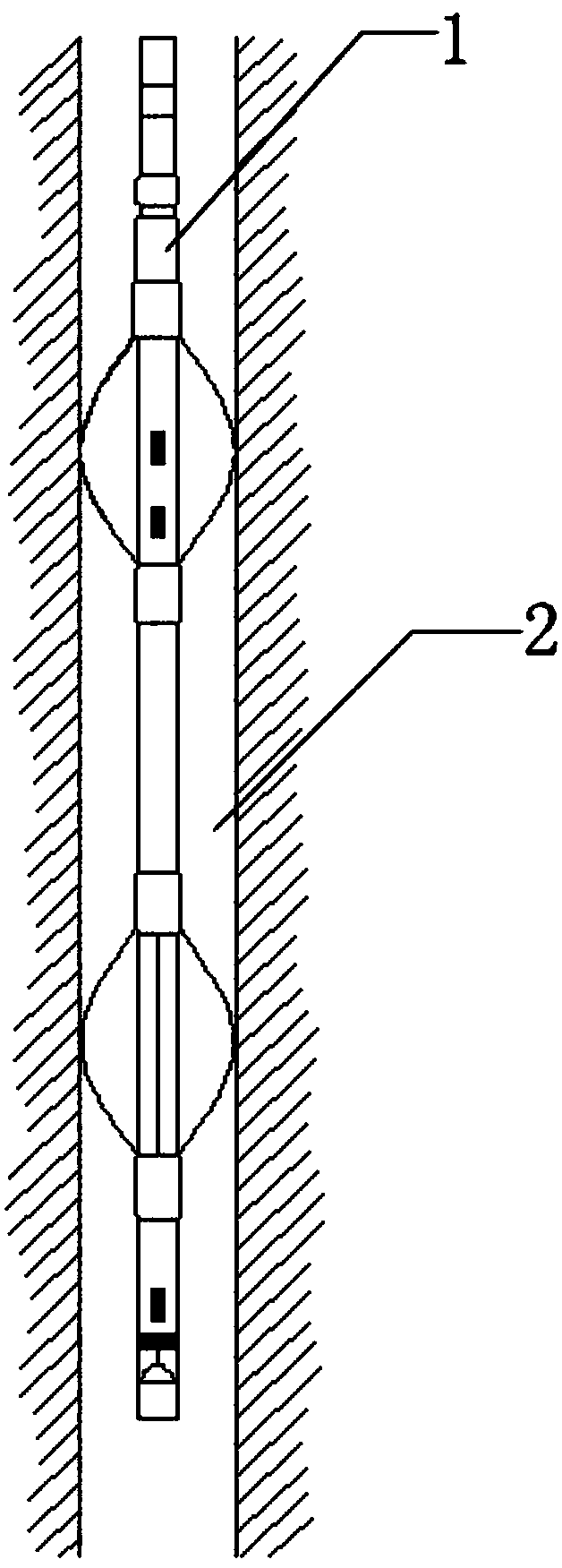 Roadway excavation method for underground layered fractured rock mass of metal deposit