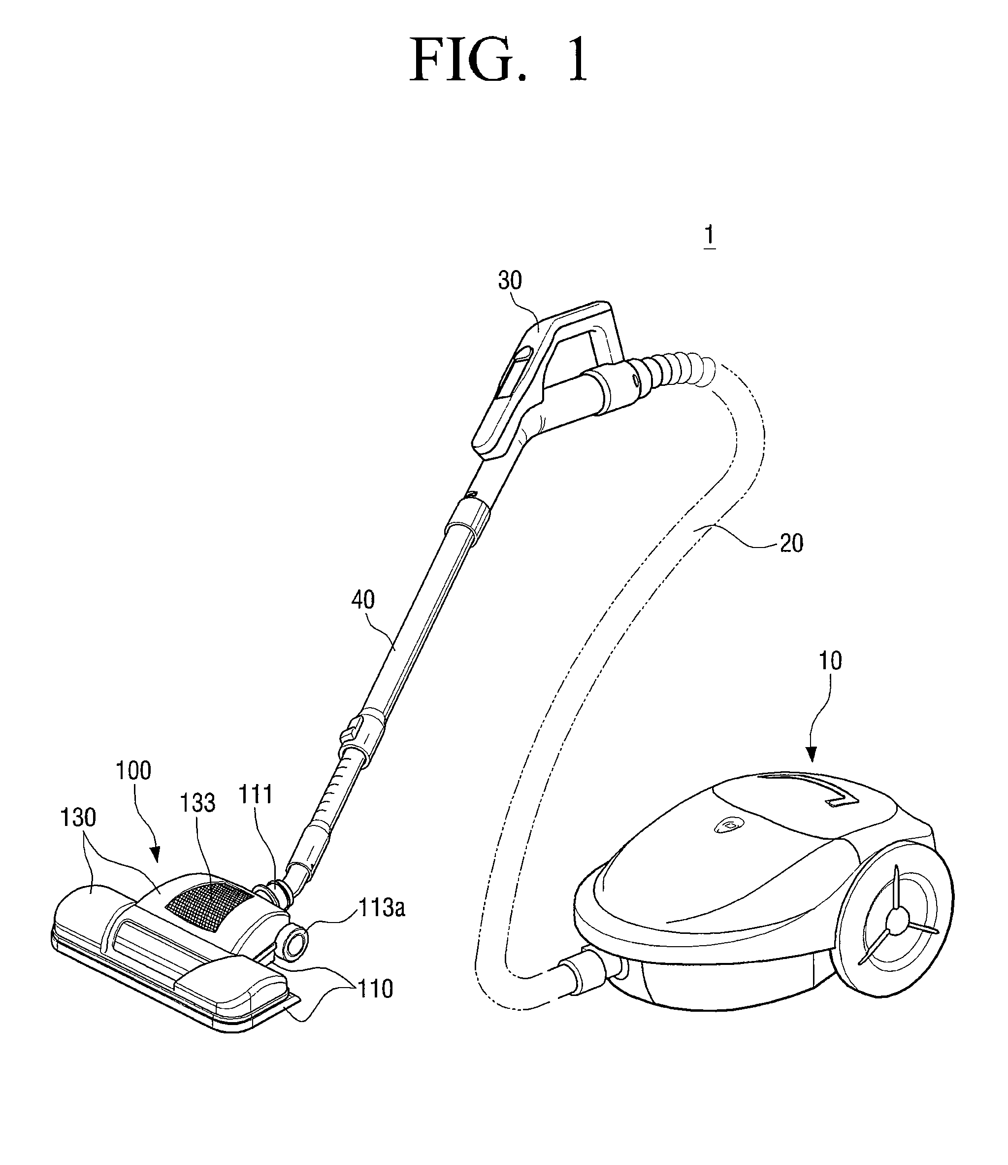 Brush assembly of vacuum cleaner