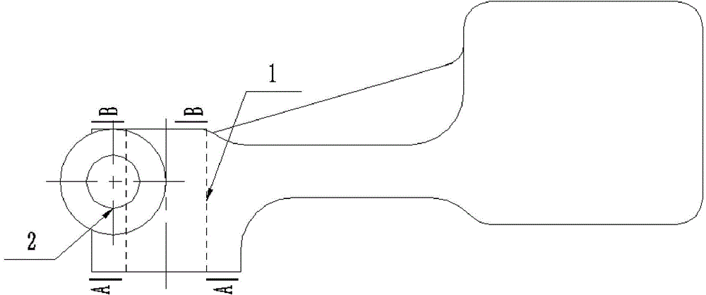 Processing method of clump weight