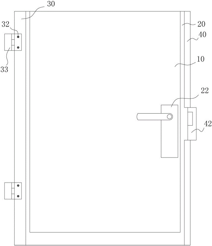 Plate-changeable aluminum alloy composite door