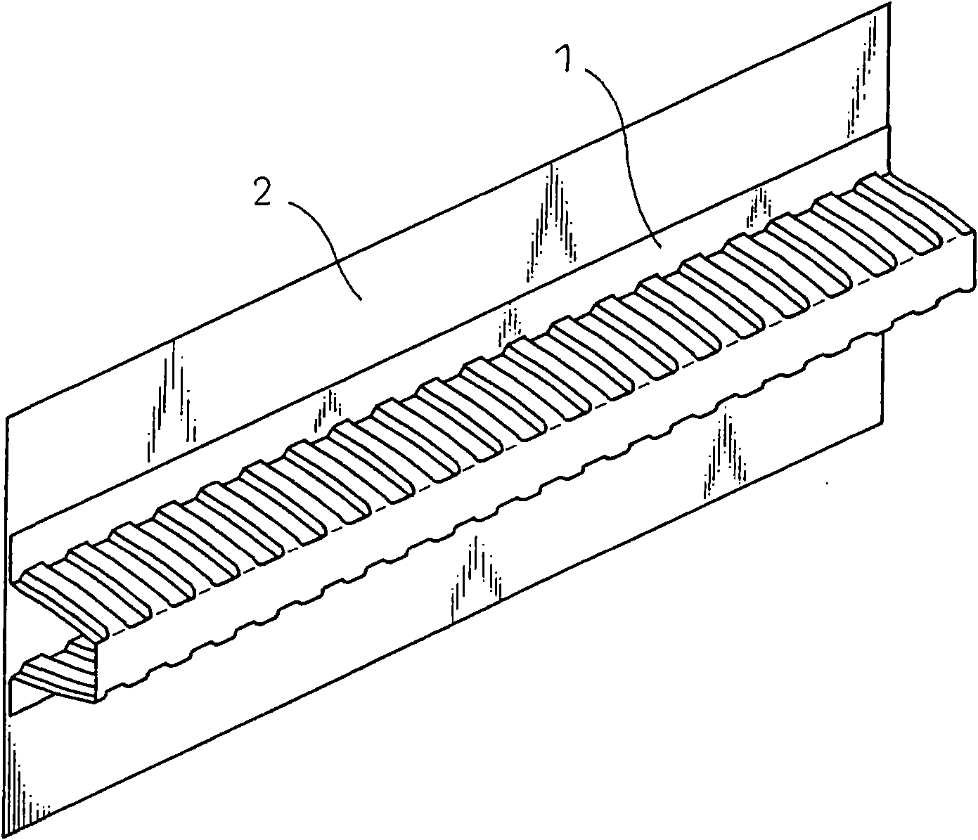 Vehicular metal absorber, vehicular bumper system, vehicular bumper absorber, and automobile bumper system