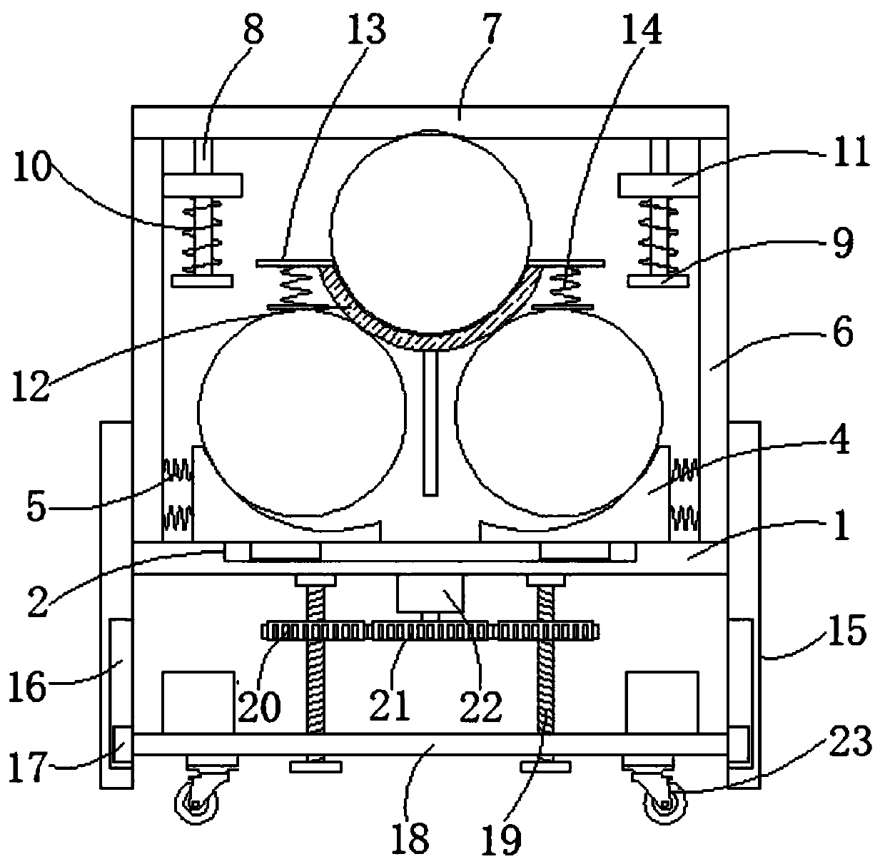 Heat accumulating type air source heat pump heat supplying device for high-rise building