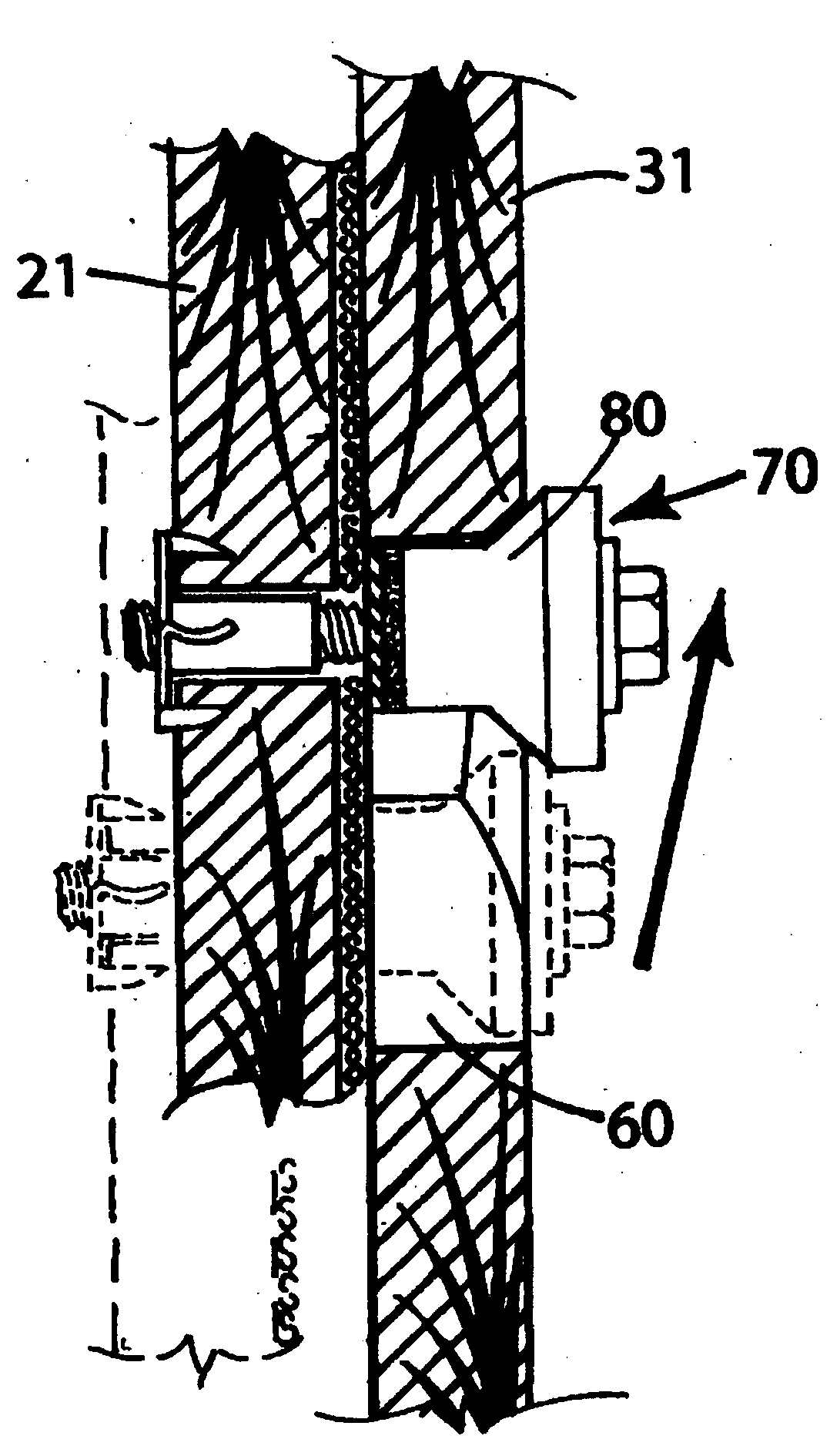 Assembly apparatus for modular components especially for upholstered furniture
