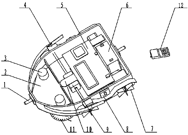 Small-sized inter-row weeding robot for paddy fields