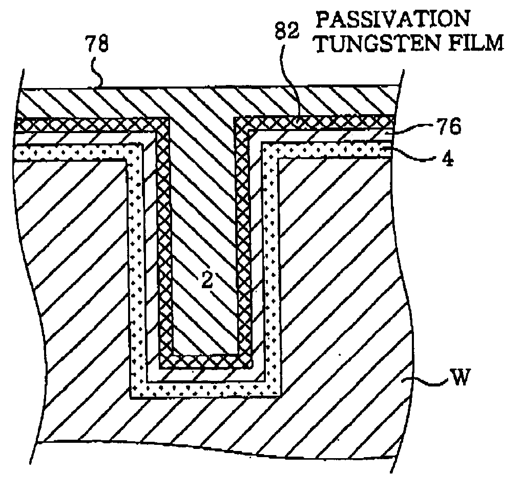 Method of forming tungsten film