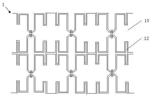 Double-layer ITO (indium tin oxide) wiring structure