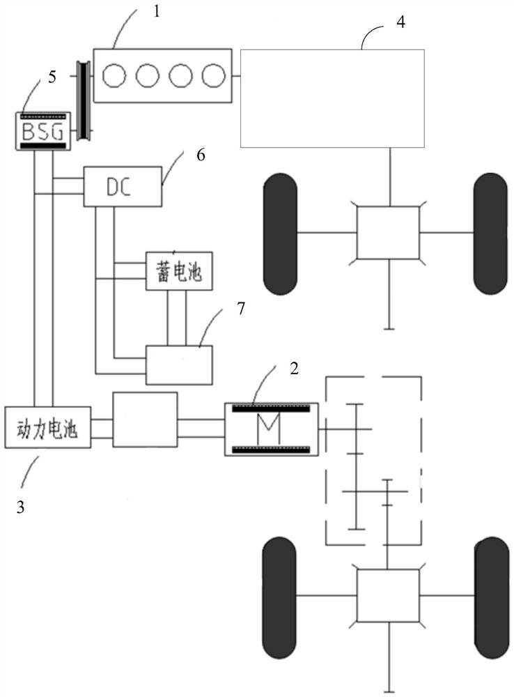 Hybrid electric vehicle and its upshift control method and system