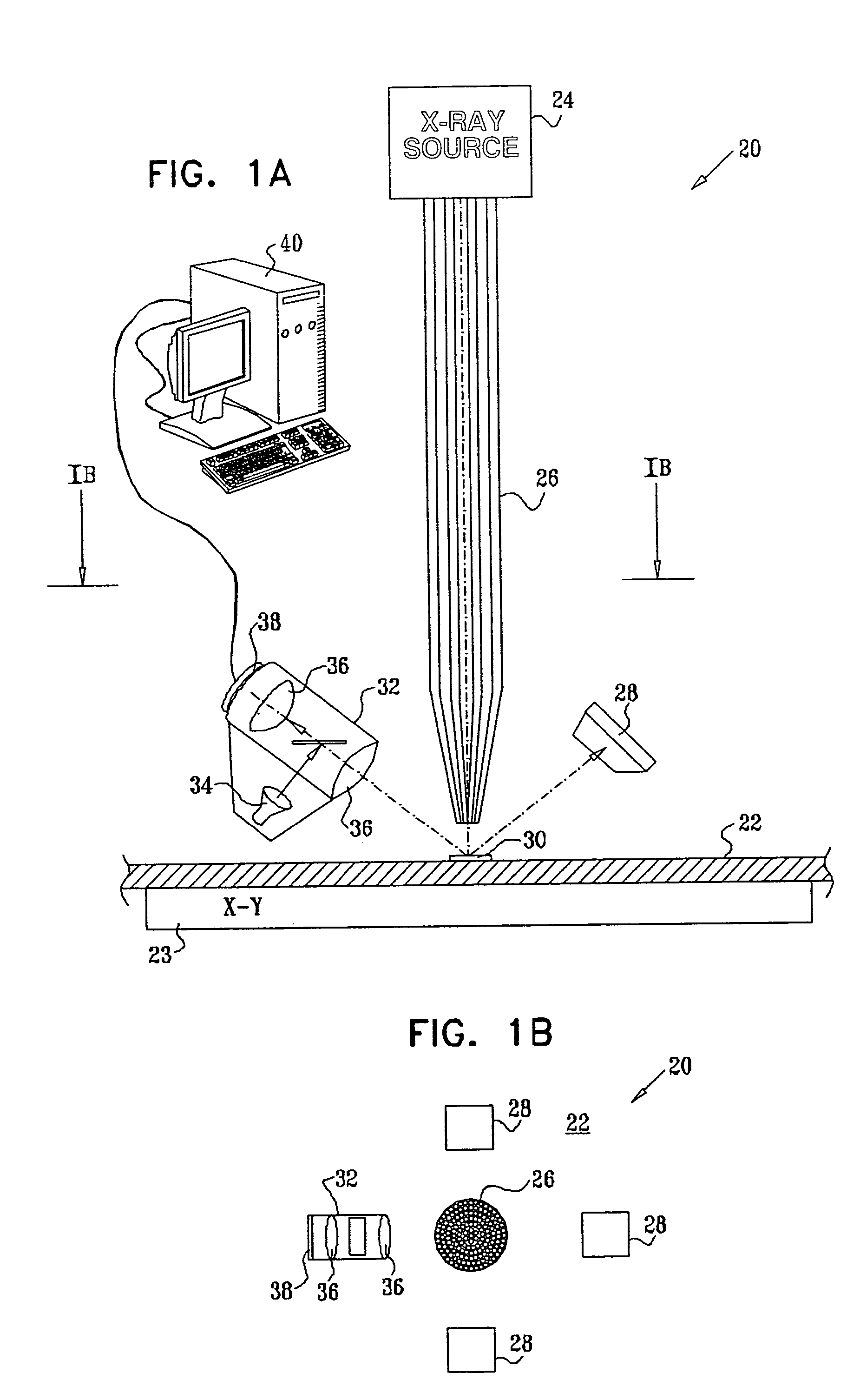 Optical alignment of X-ray microanalyzers