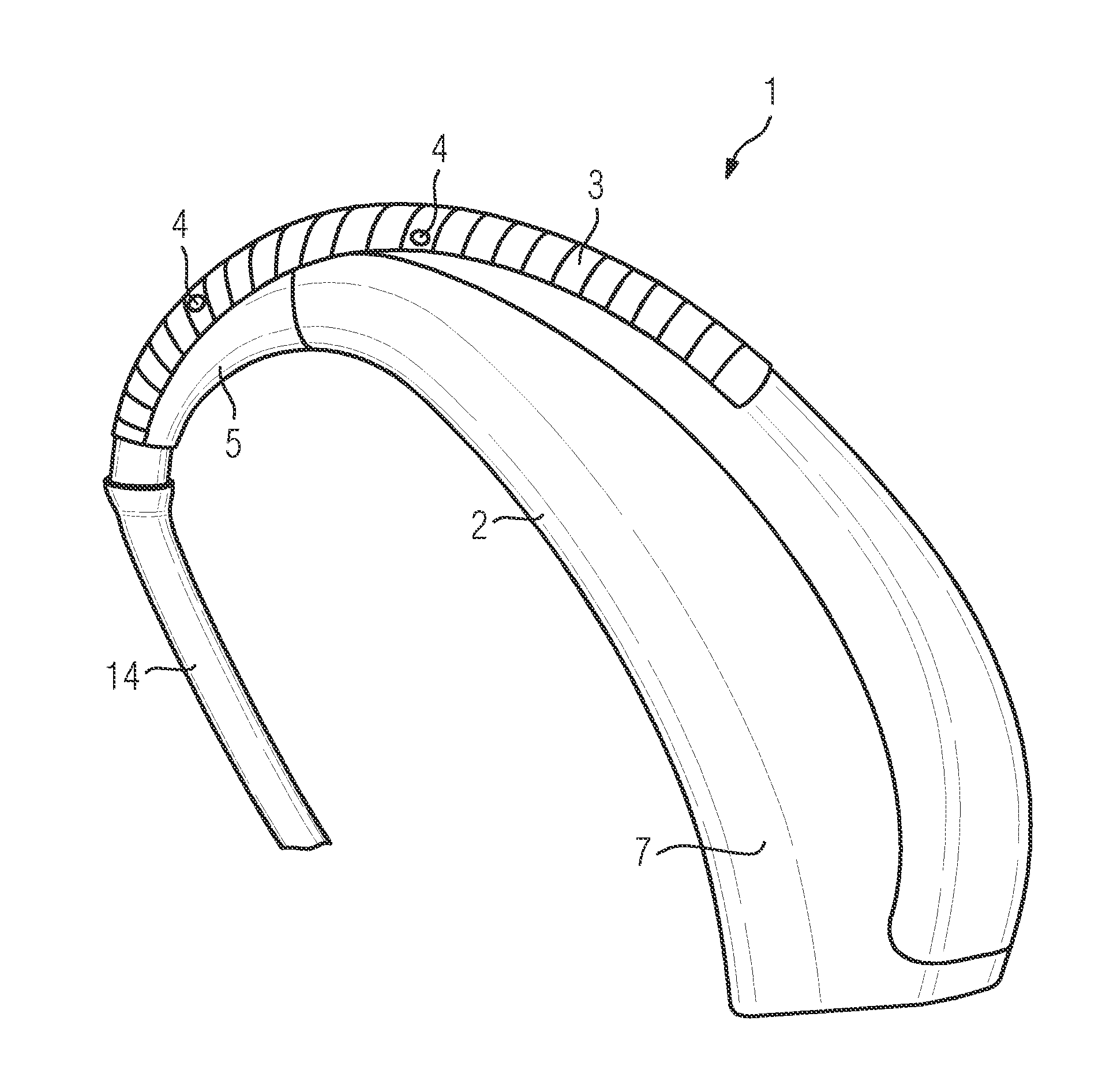 Hearing device with reduced acoustic wind sensitivity