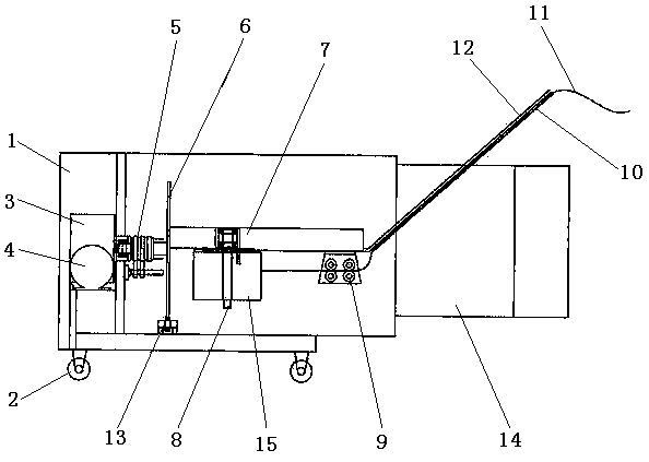 Special-shaped hose wire wire feeder for construction machinery and its use method